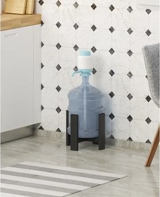 Suport ghiveci Anca, din metal, culoare negru