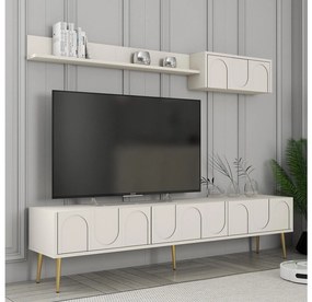 Mobilier living Bipemu 4 (crem + auriu) . 1095709