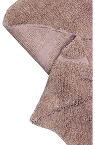 Covor pentru copii roz lavabil/țesut manual din bumbac 120x180 cm Monstera Vintage Nude – Lorena Canals