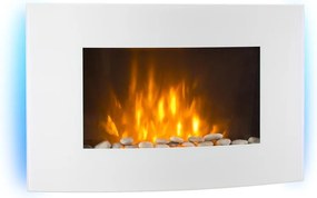 Klarstein LAUSANNE, șemineu electric, telecomandă, 2000 W, alb