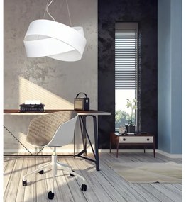 Lustră pe cablu VIENO 2xE27/15W/230V alb