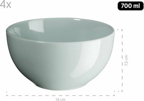 Mäser Set de veselă 16 piese PASTEL SELECTION –mentol