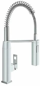 Baterie bucatarie cu dus extractibil Grohe Eurocube cu doua tipuri de jet crom