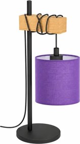 BRILAGI - Lampă de masă NUBILA 1xE27/40W/230V maro/neagră/violetă