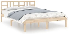 3105405 vidaXL Cadru de pat, 140x200 cm, lemn masiv