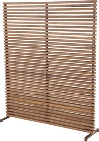 Paravan pentru balcon în culoare naturală din lemn/metal 153x185 cm - Hartman
