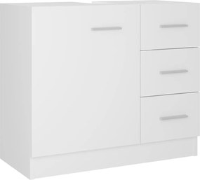 vidaXL Mască de chiuvetă, alb, 63 x 30 x 54 cm, PAL