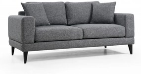 Canapea cu 2 Locuri Nordic 2 Seater, Gri Inchis