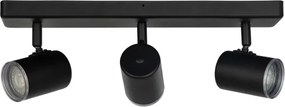 Eglo 901966 - Spot pentru baie CONSUMA 3x GU10/5W/230V IP44 negru