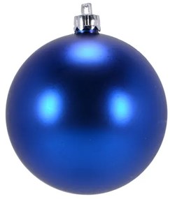 Glob de Craciun 150mm finisaj albastru