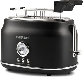 G3Ferrari G1013400 - Prăjitor de pâine ARTISTA 750W/230V, negru, 2 felii