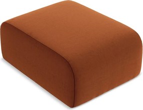 Taburet teracotă cu tapițerie din catifea Lani – Makamii