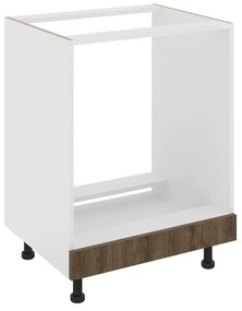 Corp Cuptor Karo, Stejar Bronz/Alb, 60 x 50 x 80 cm