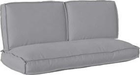 vidaXL Set de perne 3 pcs Gri Material Oxford