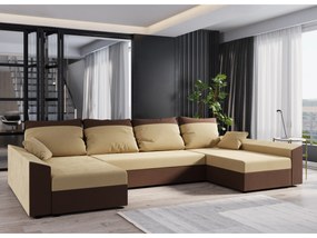 Colțar în formă de U Paragon U (maro închis + latte). 1057394