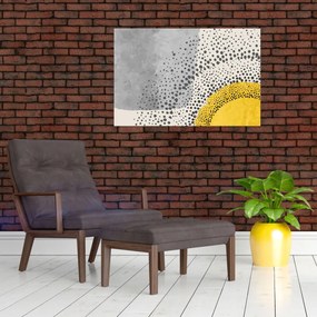 Tablou - pictură abstractă de plajă N⁰3 (90x60 cm)