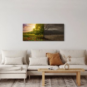 Tablou - cercul vieții (120x50 cm)