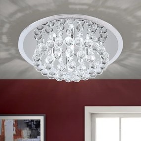Plafoniera eleganta cristal K9 diam. 38cm Gloria DLU 2378/4/38 chrom OR