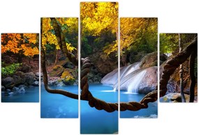 Tablou - Cascade din Asia (150x105 cm)