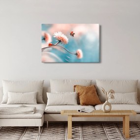 Tablou - Buburuze pe floare (90x60 cm)