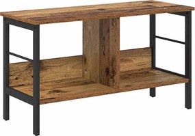 vidaXL Raft pentru cărți Lemn Vechi 82 x 32 x 47 cm Lemn compozit