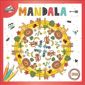 Colorat Mandala Animals carte de colorat 24 pagini