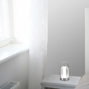 Lampă de birou LED reglabilă LED/1W/5V 3000-6000K 1800 mAh crom