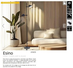 Lampadar/Lampa de podea LED design modern Esino negru