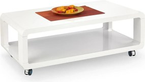 Masuta cafea FUTURA, alb, 105x58x38 cm