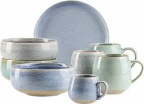 Mäser Set de farfurii de desert 4 bucăți AQUATA – 21 cm, gri