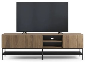 Comodă TV în culoare naturală cu aspect de lemn de stejar 180x55x35 cm Amira – Marckeric