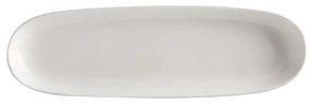 Farfurie servire din porțelan Maxwell &amp; Williams Basic, 40 x 12,5 cm, alb