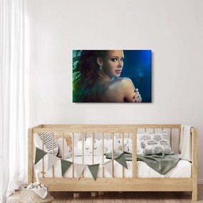 Tablou - Privirea unei femei tinere (90x60 cm)