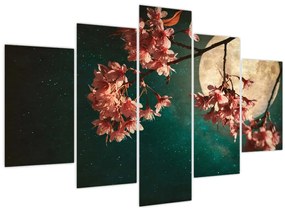 Tablou - Sakura în luna plină (150x105 cm)