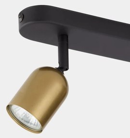 Spot LED RGBW reglabil TOP 2xGU10/6,5W/230V 2700-6500K auriu/negru