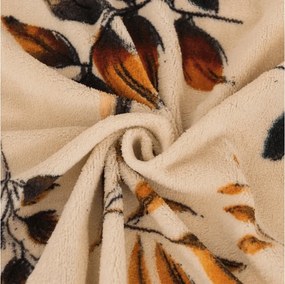 Cearsaf Cocolino microplus cu elastic AUTUMNA 200x200 cm crem