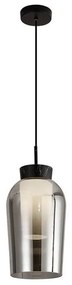 Pendul design modern Nora negru/ marmura neagra