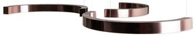 Lustra dimabila LED suspendata LOTUS Brushed Bronze