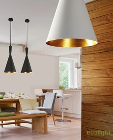 Pendul modern design nordic VITA alb/auriu