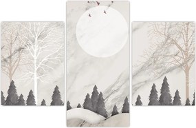 Tablou - Peisaj de iarnă (90x60 cm)