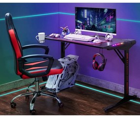 Birou PC Sigmund, negru