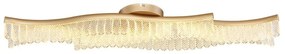 Lustra aplicata, Metal Auriu Mat, Cristale Acrilice, JULIET 67348DG GL