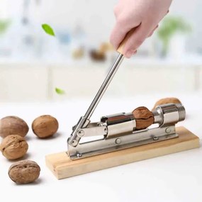 Spargator manual pentru nuci Kinghoff KH 1301, Material Otel/Lemn
