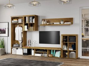 Set Mobila Living Odell Flagstaff Oak/Gri C10