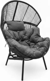 Scaun de gradina AURELO, neagra