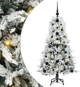 vidaXL Brad de Crăciun artificial cu ramuri articulare Alb 120 cm