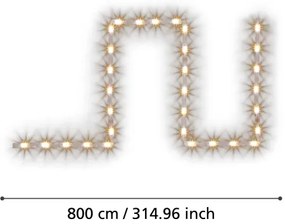 Bandă LED RGBW dimabilă 8m LED/24W/24/230V 2700-6500K Eglo 99687