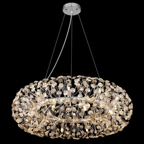 Globo 64135H3C - Candelabru LED cu cristale suspendat pe cablu KATRINA 20xG9/3,5W/230V