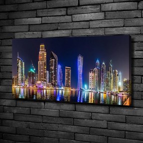 Tablou pe pânză Dubai timp de noapte