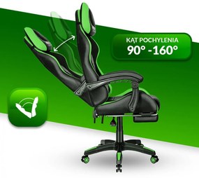 Scaun de gaming HC-1039 Green